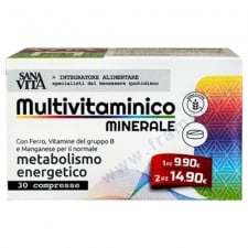 САНАВИТА МУЛТИВИТАМИНИ И МИНЕРАЛИ таблетки * 30