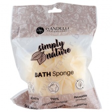 СТАНДЕЛИ ГЪБА ЗА БАНЯ ДВУЦВЕТНА - ЖЪЛТО И БЯЛО модел 78146