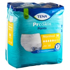 ТЕНА PROSKIN PANTS ЕДНОКРАТНО БЕЛЬО ЗА ВЪЗРАСТНИ ТИП ГАЩИ NORMAL M * 10