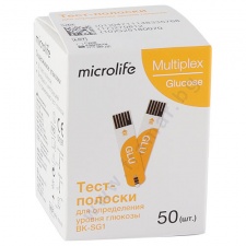 ТЕСТ ЛЕНТИ MICROLIFE MULTIPLEX ЗА ГЛЮКОЗА * 50