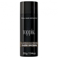 ТОППИК ФИБРИ ЗА КОСА ТЪМНО КАФЯВО 55 г