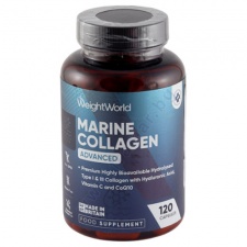 УЕЙТ УЪРЛД МОРСКИ КОЛАГЕН С ХИАЛУРОНОВА КИСЕЛИНА, ВИТАМИН C, ЦИНК И КОЕНЗИМ Q10 капсули * 120