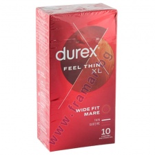 ПРЕЗЕРВАТИВИ ДУРЕКС FEEL THIN XL * 10