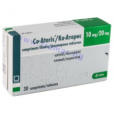 КО-АТОРИС таблетки 10 мг/20 мг * 30