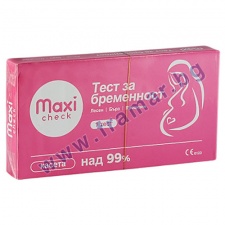 ТЕСТ ЗА БРЕМЕННОСТ МАКСИ ЧЕК КАСЕТА * 1