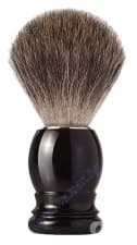 МОНДИАЛ ЧЕТКА ЗА БРЪСНЕНЕ GREY BADGER С ЕСТЕСТВЕН КОСЪМ ОТ СИВ ЯЗОВЕЦ С ЧЕРНА ПЛАСТМАСОВА ДРЪЖКА размер S