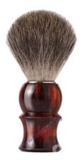 МОНДИАЛ ЧЕТКА ЗА БРЪСНЕНЕ GREY BADGER С КОСЪМ ОТ СИВ ЯЗОВЕЦ С ПЛАСТМАСОВА ДРЪЖКА В ЦВЯТ МАХАГОН размер S