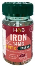 ЖЕЛЯЗО 14 мг + ВИТАМИН C таблетки * 90 HOLLAND BARRETT