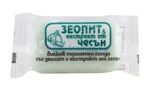 САПУН СЪС ЗЕОЛИТ И ЕКСТРАКТ ОТ ЧЕСЪН 60 г МИЛВА