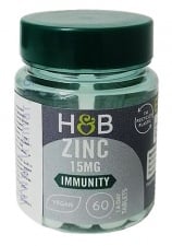 ЦИНК таблетки 15 мг * 60 HOLLAND & BARRETT