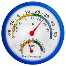 КРЪГЪЛ МАЛЪК СТАЕН ТЕРМОМЕТЪР И ВЛАГОМЕР VA-177