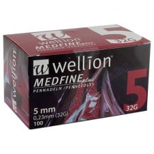 ИНСУЛИНОВА ИГЛА WELLION MEDFINE PLUS 5 мм * 100