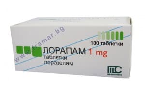 ЛОРАПАМ таблетки 1 мг. * 100