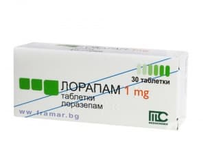 ЛОРАПАМ таблетки 1 мг * 30