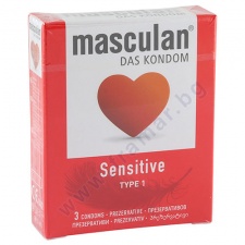 МАСКУЛАН ПРЕЗЕРВАТИВИ SENSITIVE * 3
