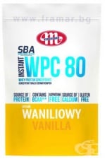 МЛЕКОВИТА СУРОВАТЪЧЕН ПРОТЕИН КОНЦЕНТРАТ WPC80 С ВКУС ВАНИЛИЯ 700 г