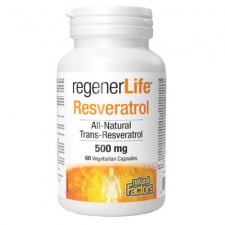 РЕГЕНЕРЛАЙФ РЕСВЕРАТРОЛ капсули 500 мг * 60 НАТУРАЛ ФАКТОРС