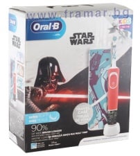 ОРАЛ - Б КОМПЛЕКТ ЕЛЕКТРИЧЕСКА ЧЕТКА ЗА ЗЪБИ STAR WARS D 100 + КАЛЪФ ЗА ПЪТУВАНЕ