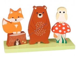 ПЪЗЕЛ НИЗАНКА С ЖИВОТНИ ORANGE TREE TOYS