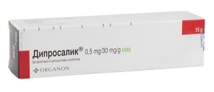 ДИПРОСАЛИК маз 0,5 mg/ 30 mg/g 15 г