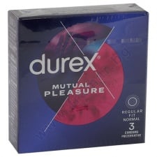 ПРЕЗЕРВАТИВИ ДУРЕКС MUTUAL PLEASURE * 3