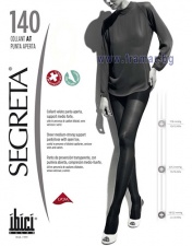 СЕГРЕТА ЧОРАПОГАЩИ СЪС СРЕДНА КОМПРЕСИЯ БЕЗ ПРЪСТИ БЕЖОВИ 1 размер 140 DEN