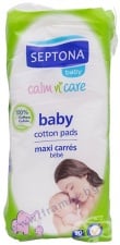 СЕПТОНА БЕБЕ CALM N CARE ТАМПОНИ ЗА ПОЧИСТВАНЕ * 90
