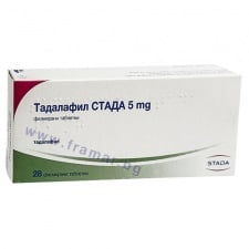 ТАДАЛАФИЛ таблетки 5 мг * 28 СТАДА