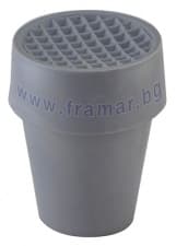 ТАПА ЗА БАСТУН Ф 20 СИЛВЪР