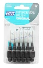 ИНТЕРДЕНТАЛНА ЧЕТКА ЗА ЗЪБИ ТЕПЕ ОРИГИНАЛ 1.3 мм. размер 7 СИВА * 6