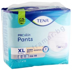 ТЕНА PROSKIN PANTS ЕДНОКРАТНО БЕЛЬО ЗА ВЪЗРАСТНИ ТИП ГАЩИ NORMAL XL * 15