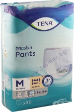 ТЕНА PROSKIN PANTS ЕДНОКРАТНО БЕЛЬО ЗА ВЪЗРАСТНИ ТИП ГАЩИ NORMAL M * 30
