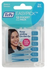 ИНТЕРДЕНТАЛНА ЧЕТКА ЗА ЗЪБИ ТЕПЕ ИЗИ ПИК размер M/L * 12