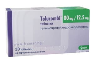 ТОЛУКОМБИ таблетки 80 мг / 12.5 мг * 30 KRKA
