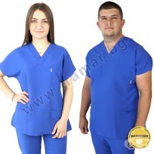 VIKING-T ТУНИКА С КЪС РЪКАВ И ПАНТАЛОН ERIK MICROFIBER BLUE 2XS-3XL