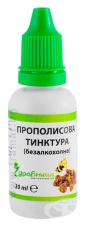 ПРОПОЛИСОВА (КЛЕЕВА) ТИНКТУРА БЕЗ АЛКОХОЛ 30 мл ЗДРАВНИЦА
