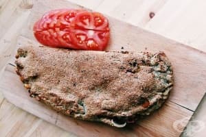 Калцоне със сусамен блат