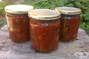 Домашна апетитка с печени чушки и чесън (изпитана рецепта)