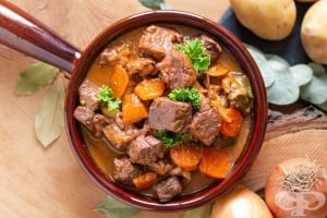 Гергьовденски гювеч от агнешко с арпаджик