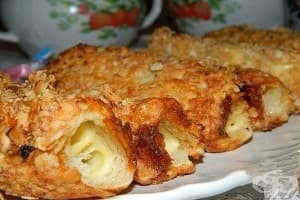 Хлебни рулца с кашкавал и панировка от овесени ядки