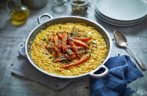 Ризото с печени моркови