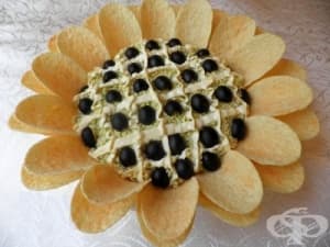 Салата Слънчоглед с картофен чипс
