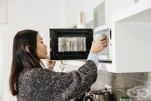 Почистете микровълновата печка с портокал и лимон