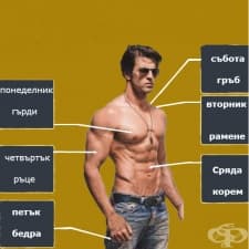 5-дневна тренировъчна програма за изключителен мускулен релеф
