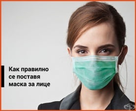 Как правилно да поставите предпазна маска за лице?