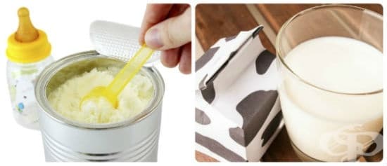 Адаптирано или краве мляко - кое е по-полезно за бебето? - изображение