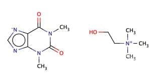      (choline theophyllinate and adrenergics) | ATC R03DB02 - 