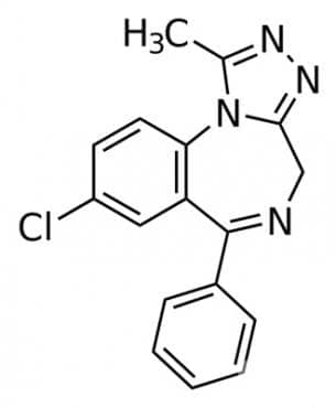алпразолам (alprazolam) | ATC N05BA12 - изображение