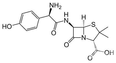  (amoxicillin) | ATC J01CA04 - 