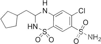  (cyclopenthiazide) | ATC C03AA07 - 